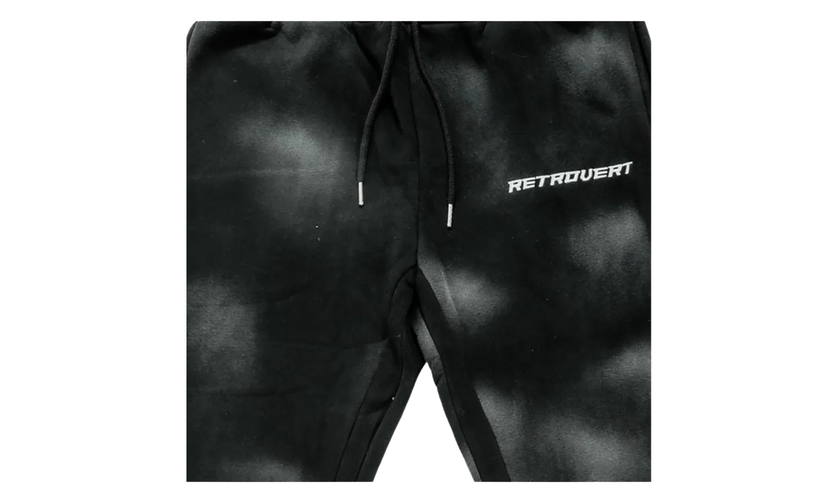 Prefall Flare Sweatpants "Black Washed" RET004