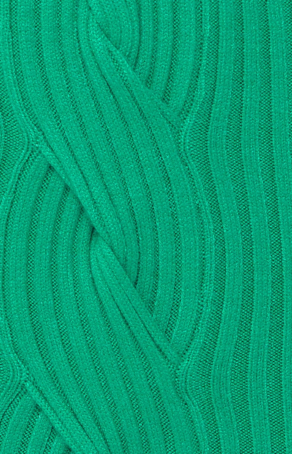 Lula Cut Out Knit Dress - Green