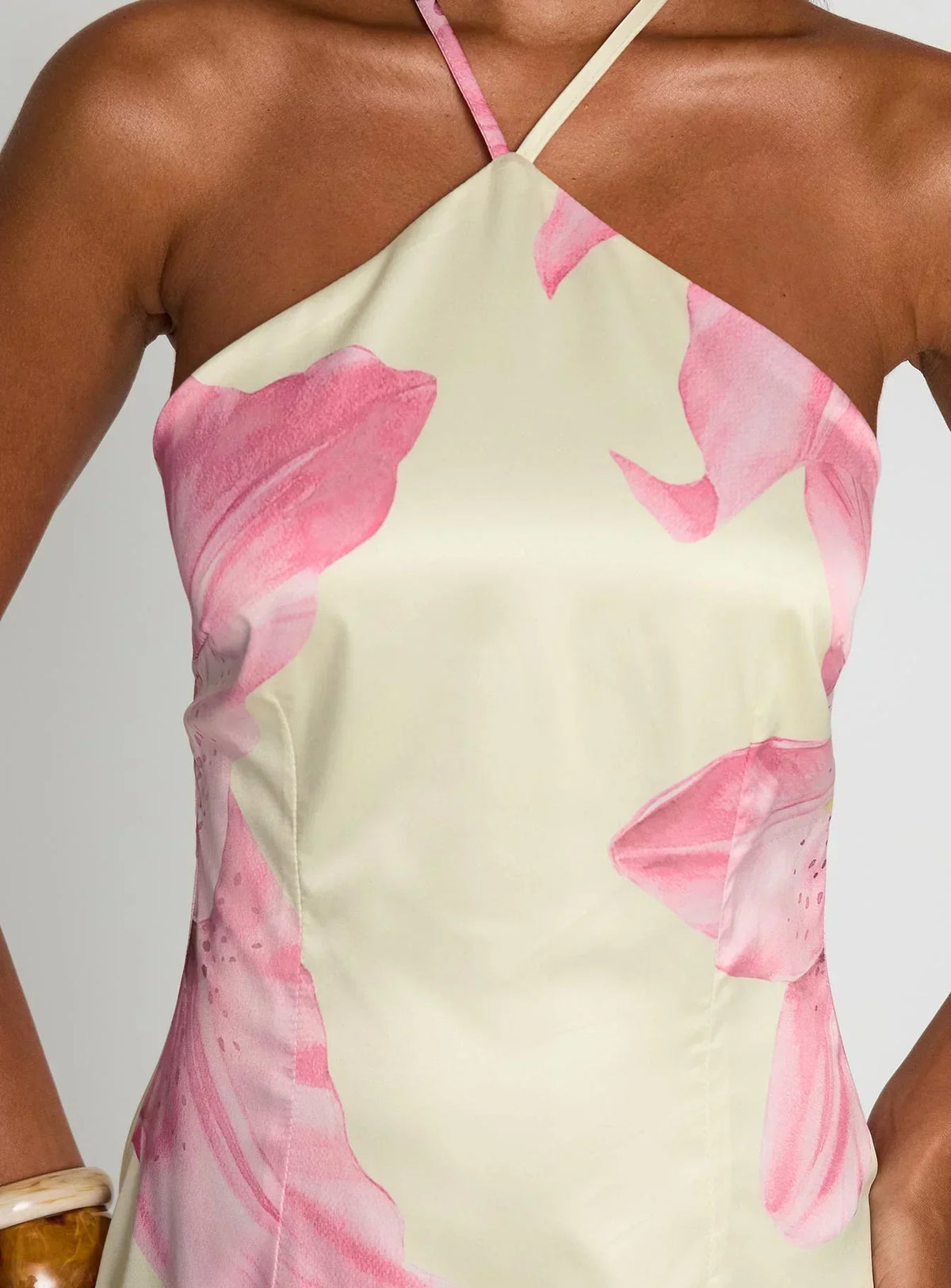Clara | Halter Mini Dress