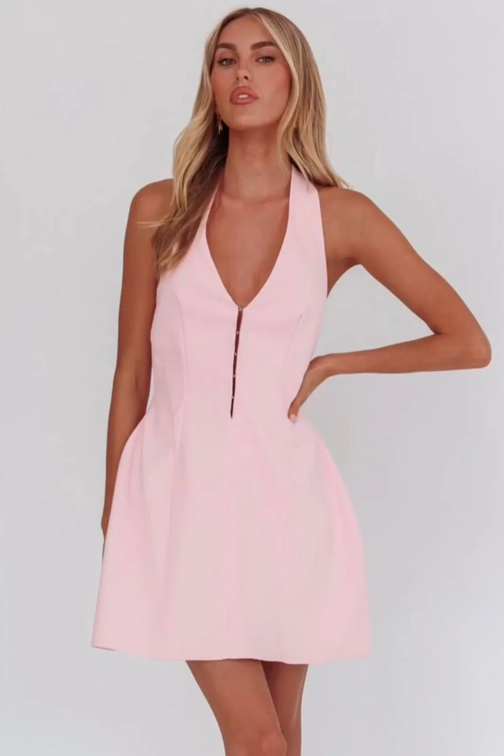 Elisabeth Mini Dress - Pink