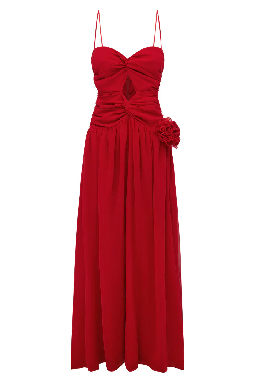 Danika Maxi Dress - Red