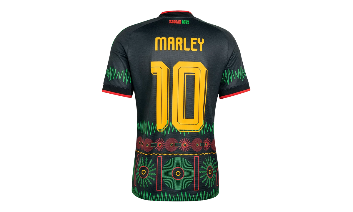 Soccer Jamaica 26 x Bob Marley Away Jersey "Black" KD1149