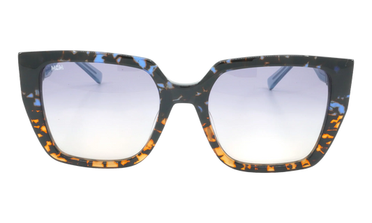 Square Sunglasses "BLUE/ORANGE TORTOISE" MCM723S-461