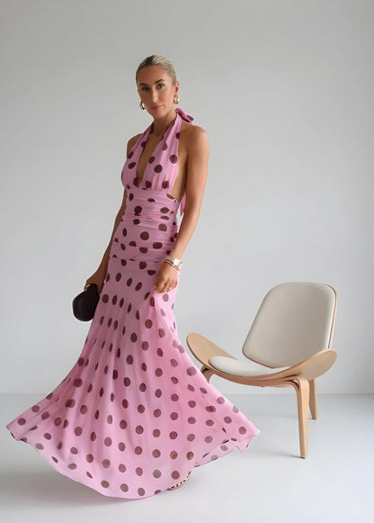 Livette - Polka Dot Maxi Dress