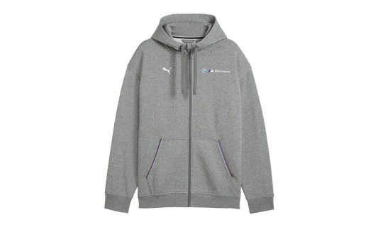 BMW MOTORSPORT ESS+ FZ HOODED JACKET "Gray" 630629 03