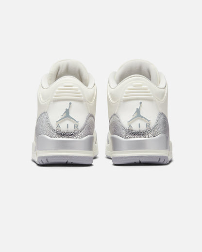 Women's Air  3 Retro "Metallic Silver" Sail/Cement Grey