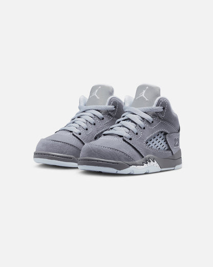 Kids' Air 5 Retro "Wolf Grey" (TD) Graphite