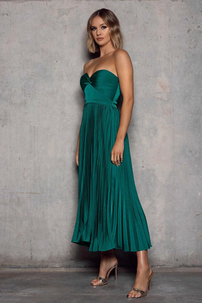 Hailey Dress - Palm Green