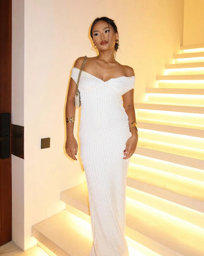 Eliana – Elegant backless maxi dress