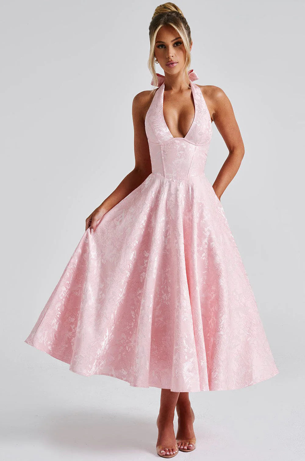 Livette - Elegance Open Midi Dress