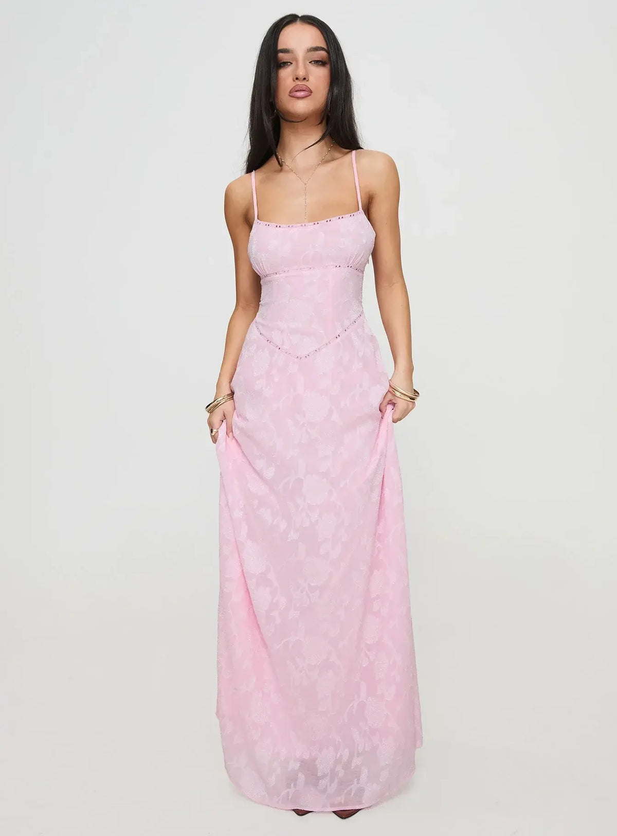 South Of France Maxi Dress Pink