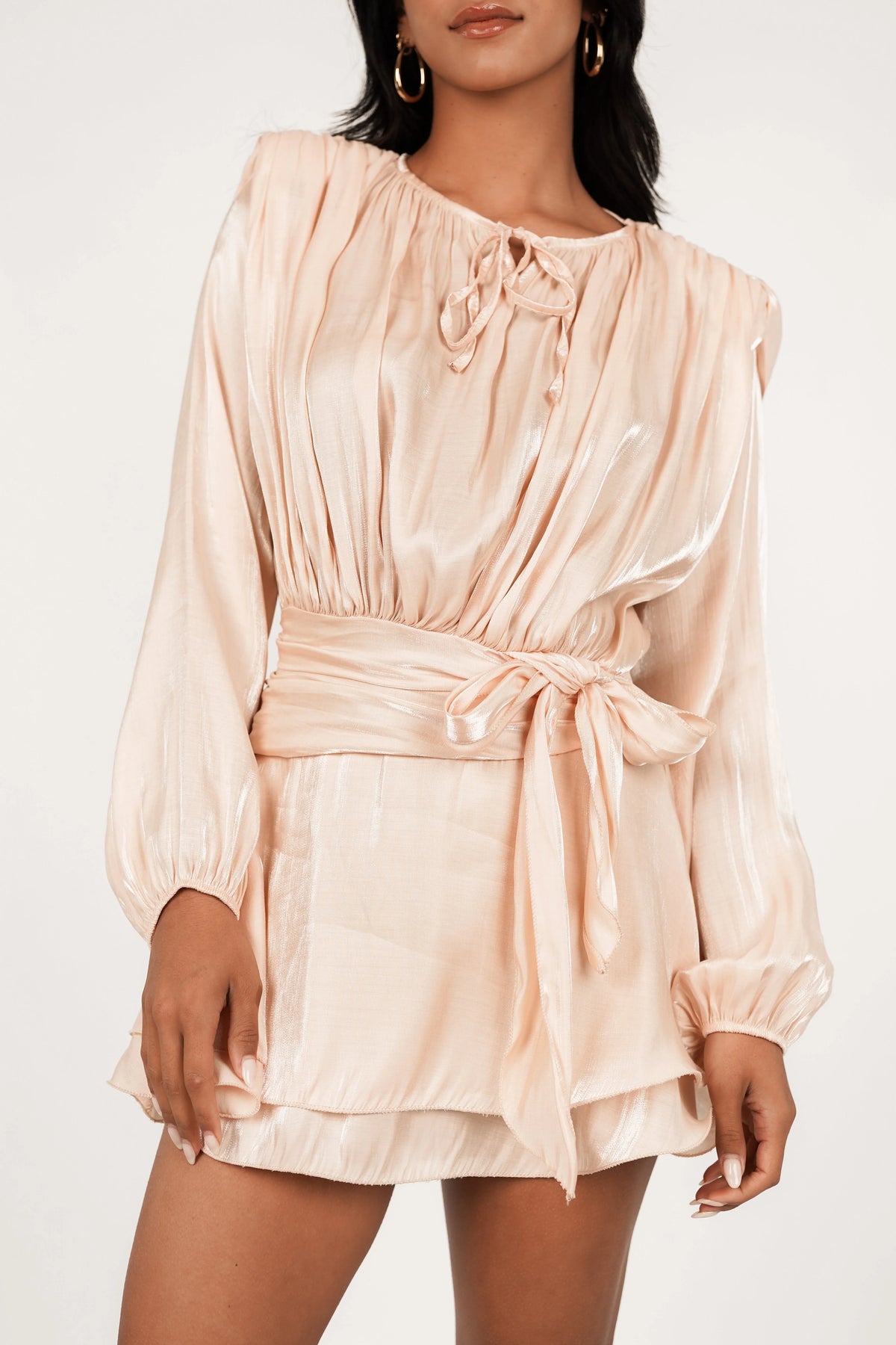 Sarelia – Satin Mini Dress