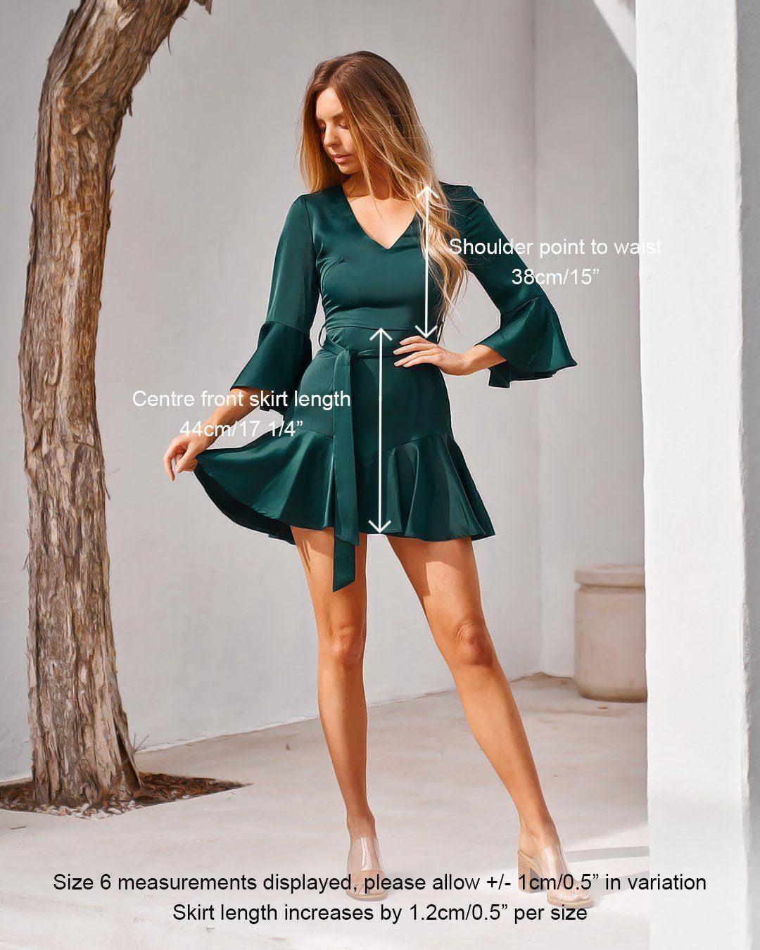 Constance Dress - Green