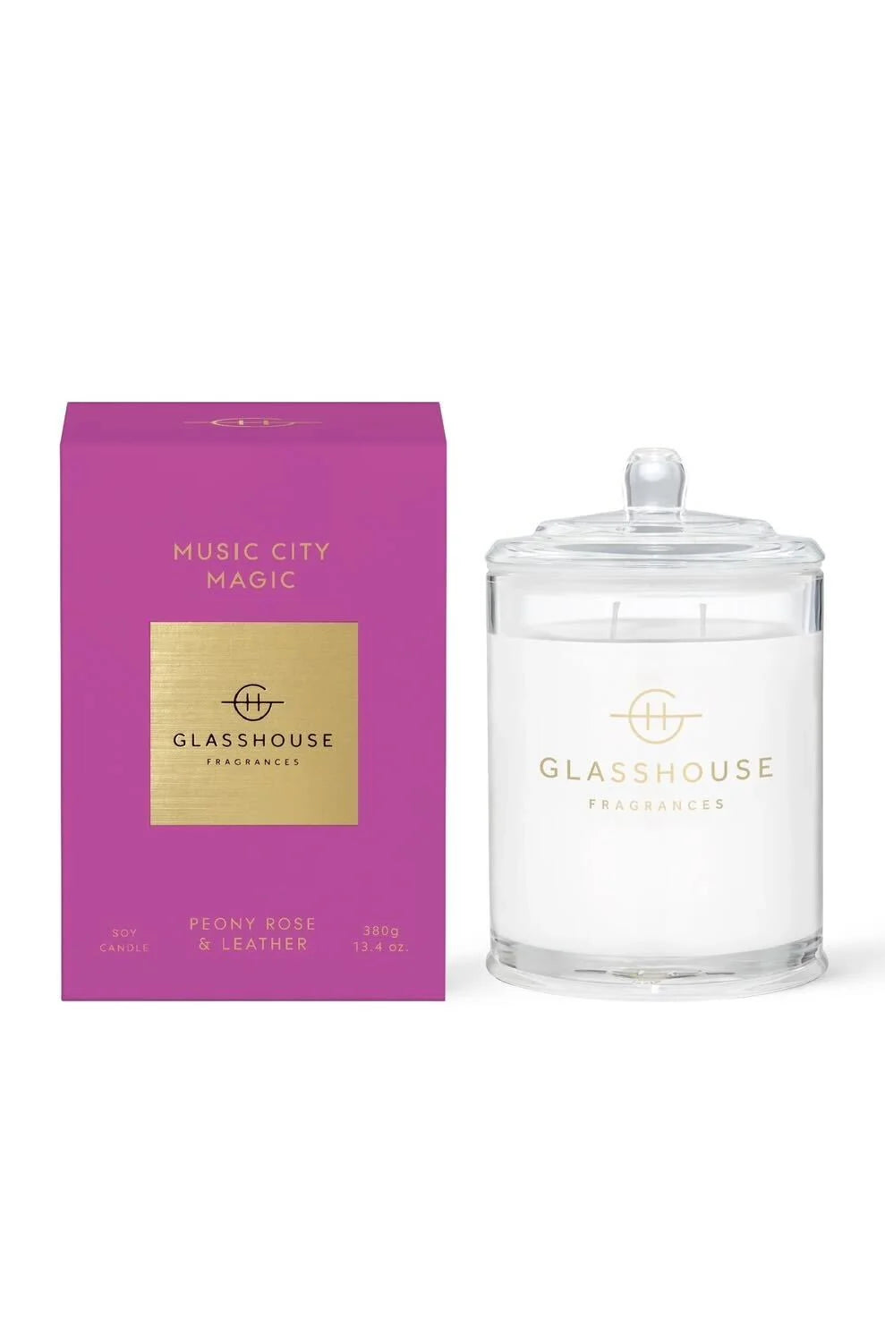 Glasshouse Music City Magic Candle
