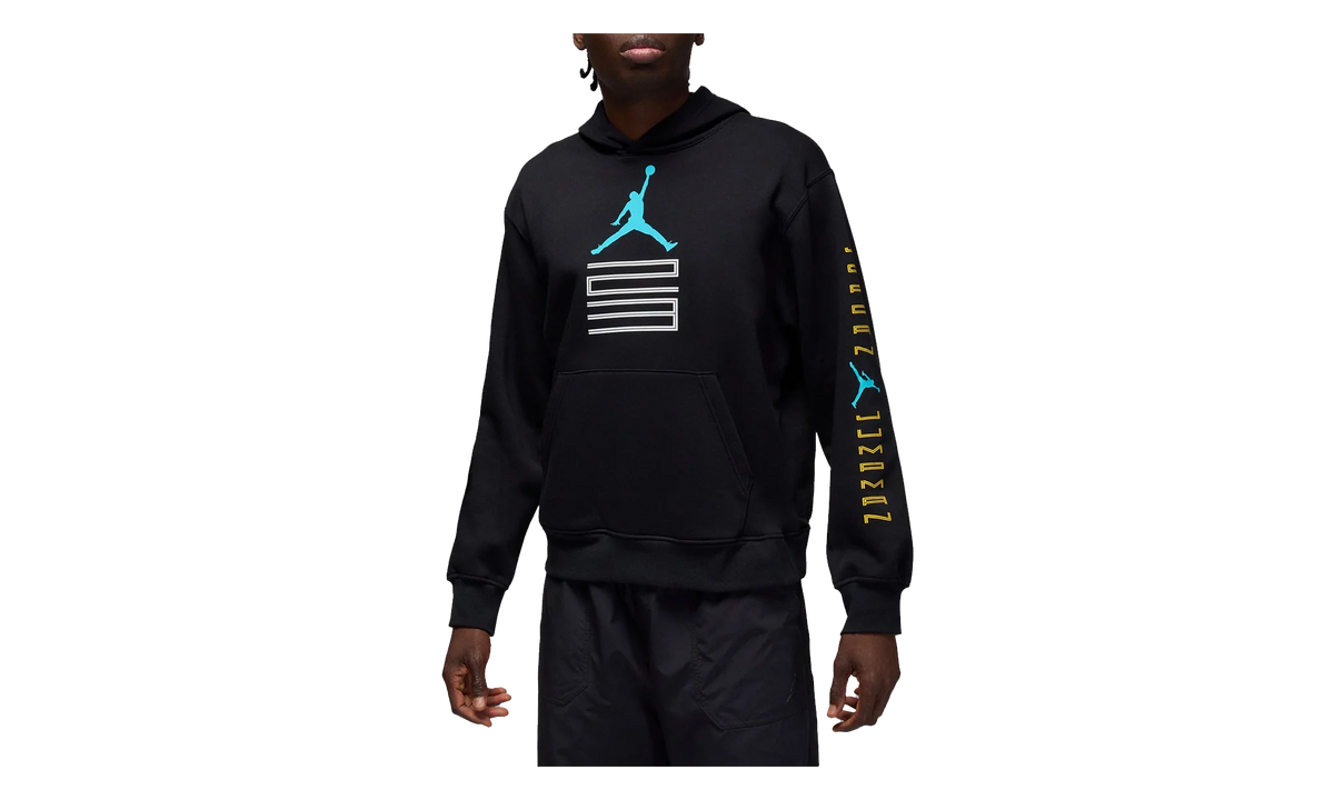 Jordan AJ11 Gamma Fleece Pullover Hoodie "Black" IQ6970 010