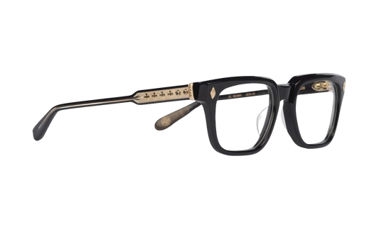 18K Gold Plated Black Glasses "Ambidixtrous" CHRM0830