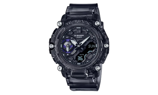 ANALOG-DIGITAL Sound Wave Series "Black / Transparent" GA2200SKL 8A