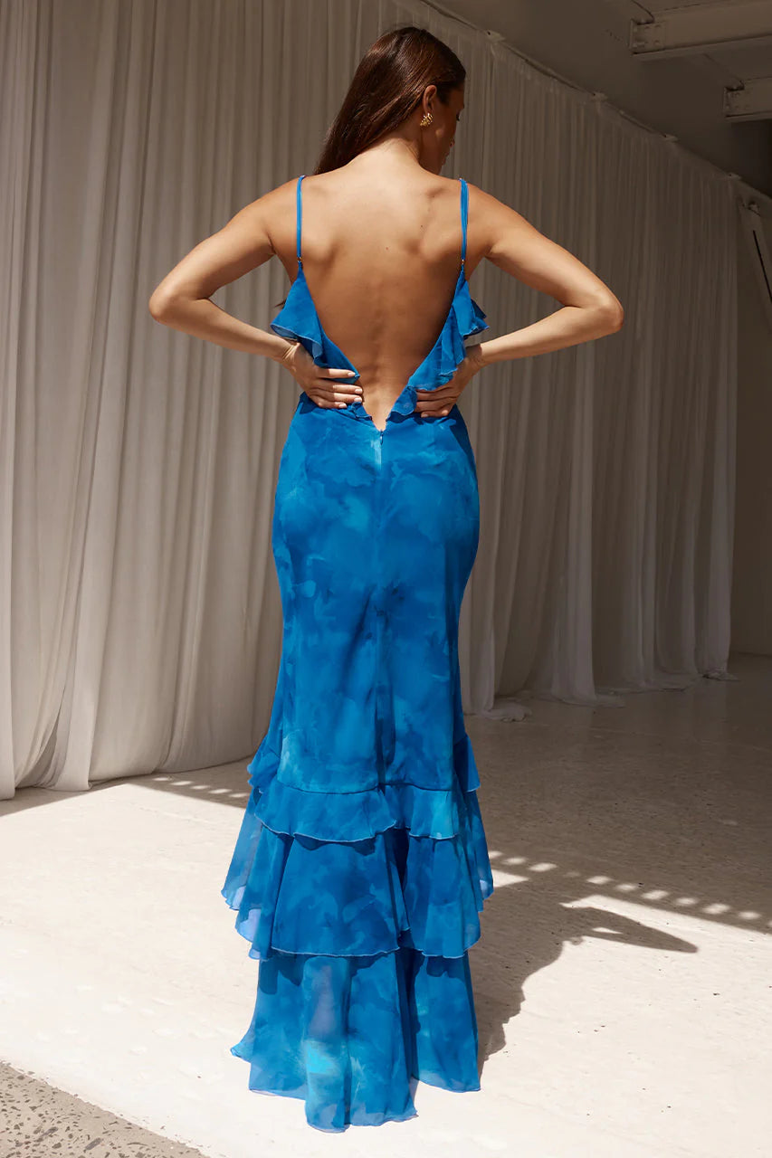 Namara Maxi Dress - Ramona Blue