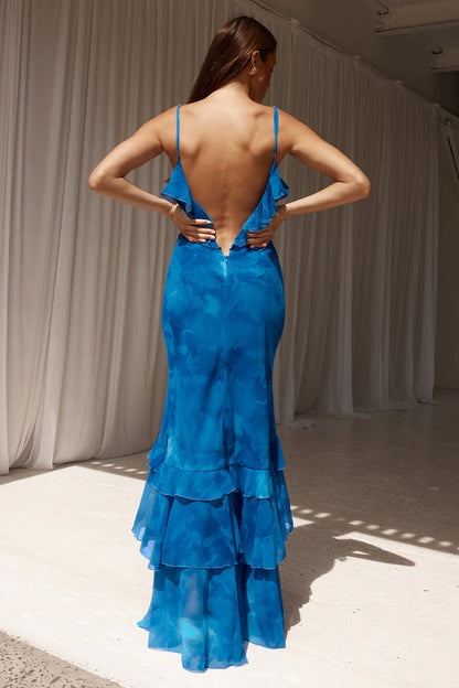 Namara Maxi Dress - Ramona Blue