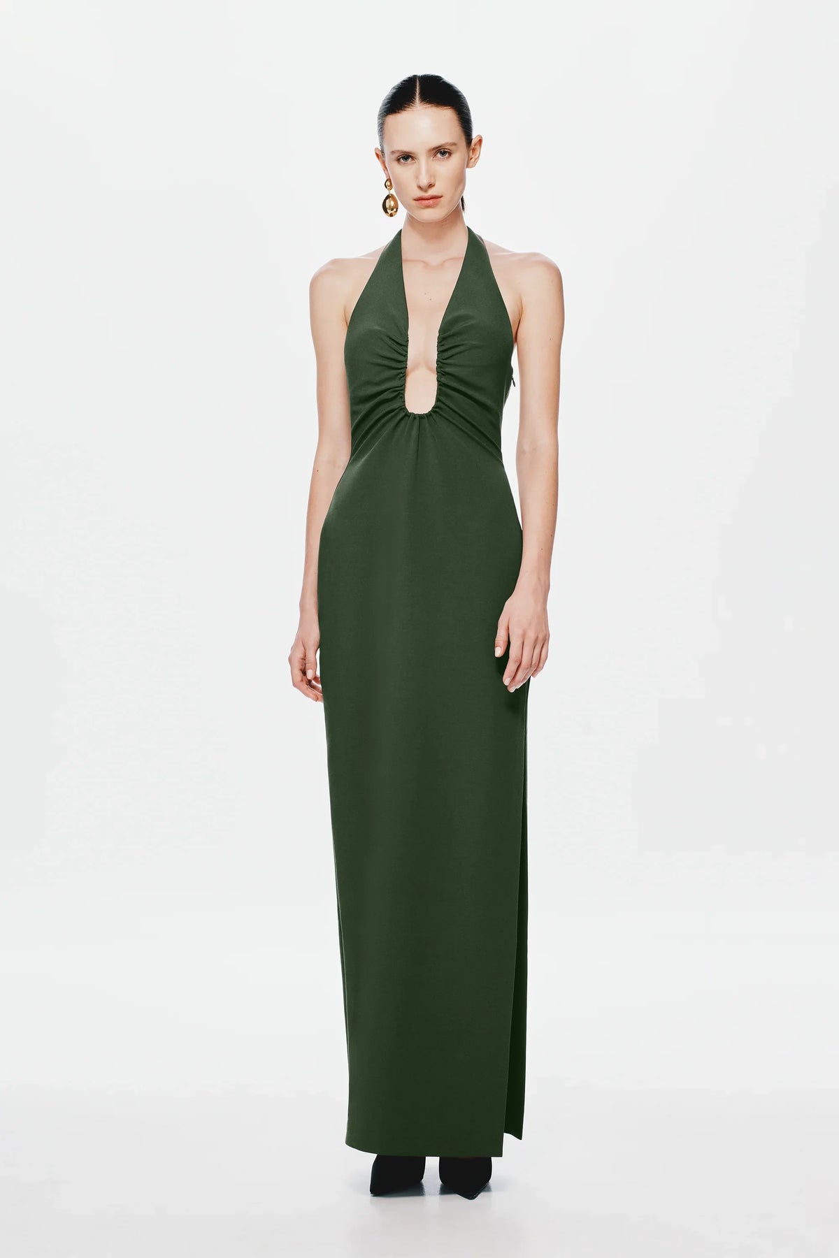Misha Alusia Maxi Dress - Moss