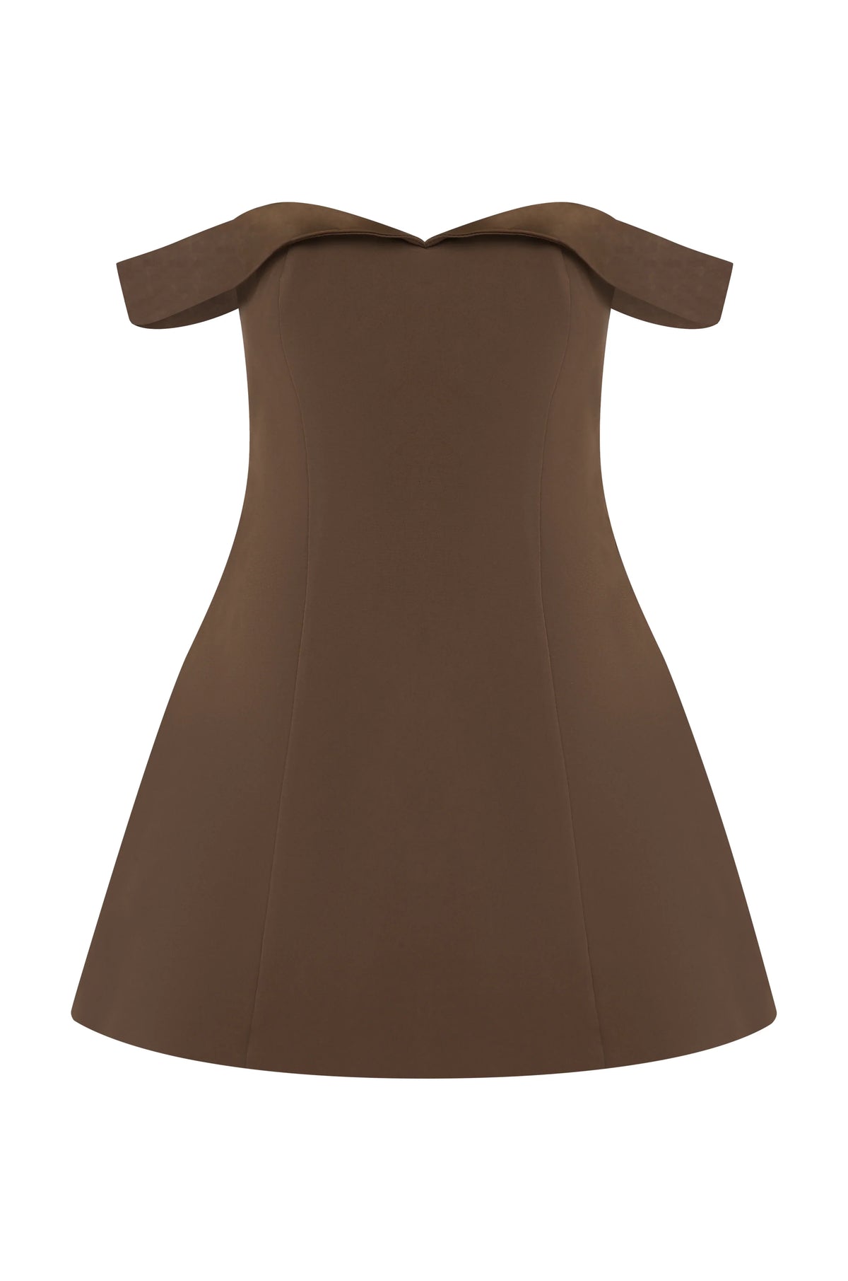 Ebony Mini Dress - Espresso