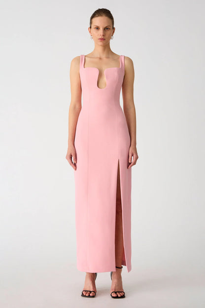 Misha Franka Crepe Gown - Fondant Pink
