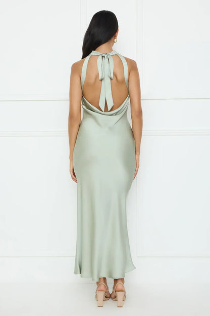 Icon Status Satin Maxi Dress