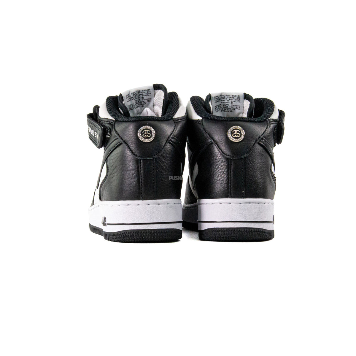 Air Force 1 Mid Stussy 'Light Bone Black' (2022)
