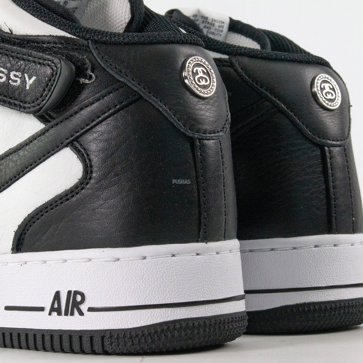 Air Force 1 Mid Stussy 'Light Bone Black' (2022)