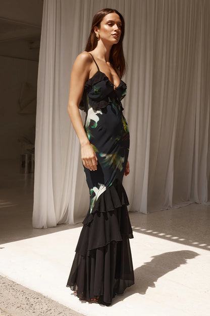 Namara Maxi Dress - Lily Print