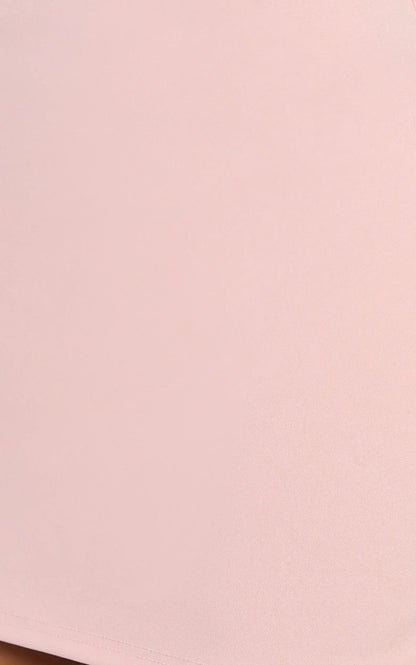 Bindi Boat Neck Bodycon Mini Dress in Pink