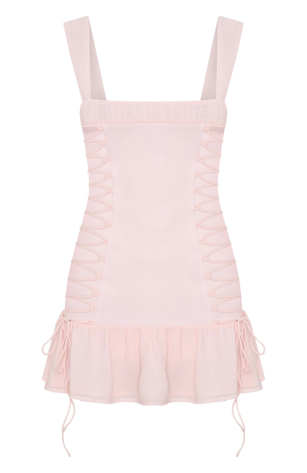 Rush In Mini Dress Baby Pink