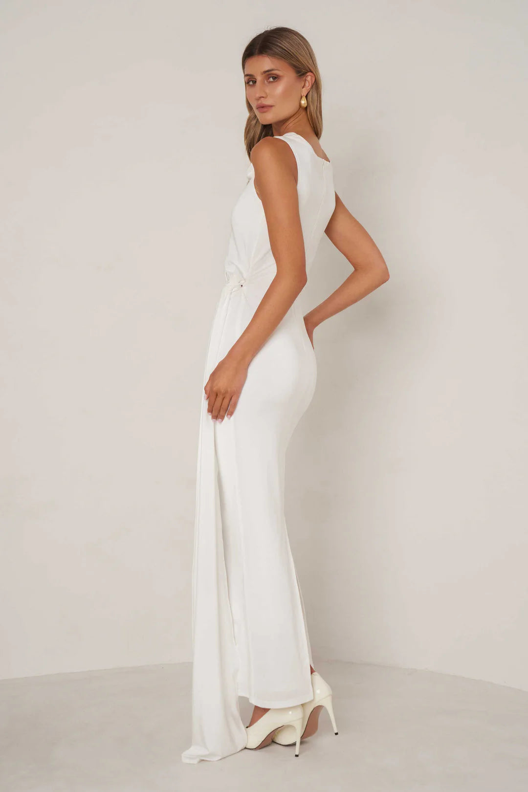 Natalia Dress - White