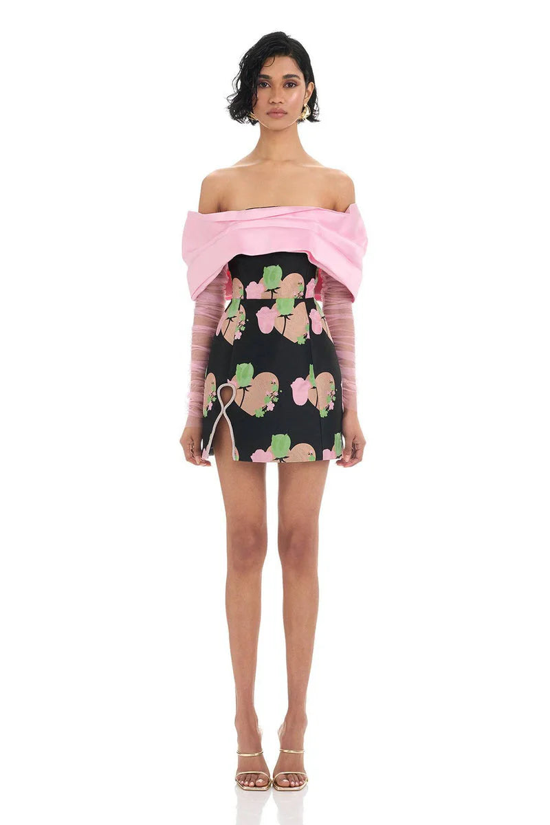 Kyros Dress - Black Print