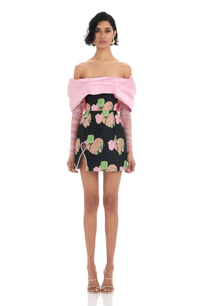 Kyros Dress - Black Print