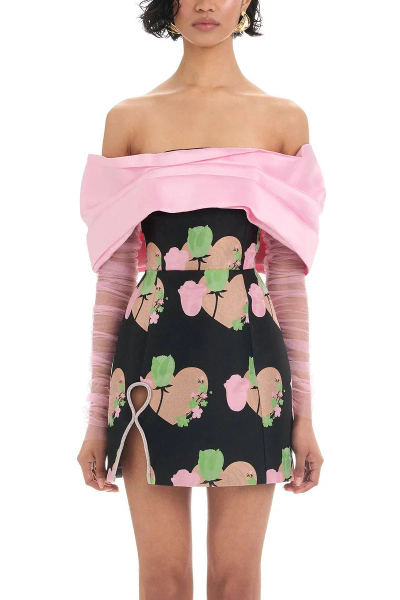 Kyros Dress - Black Print