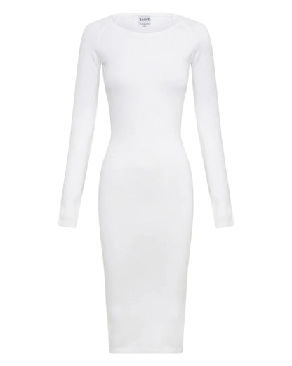 Mabel Midi Dress - White
