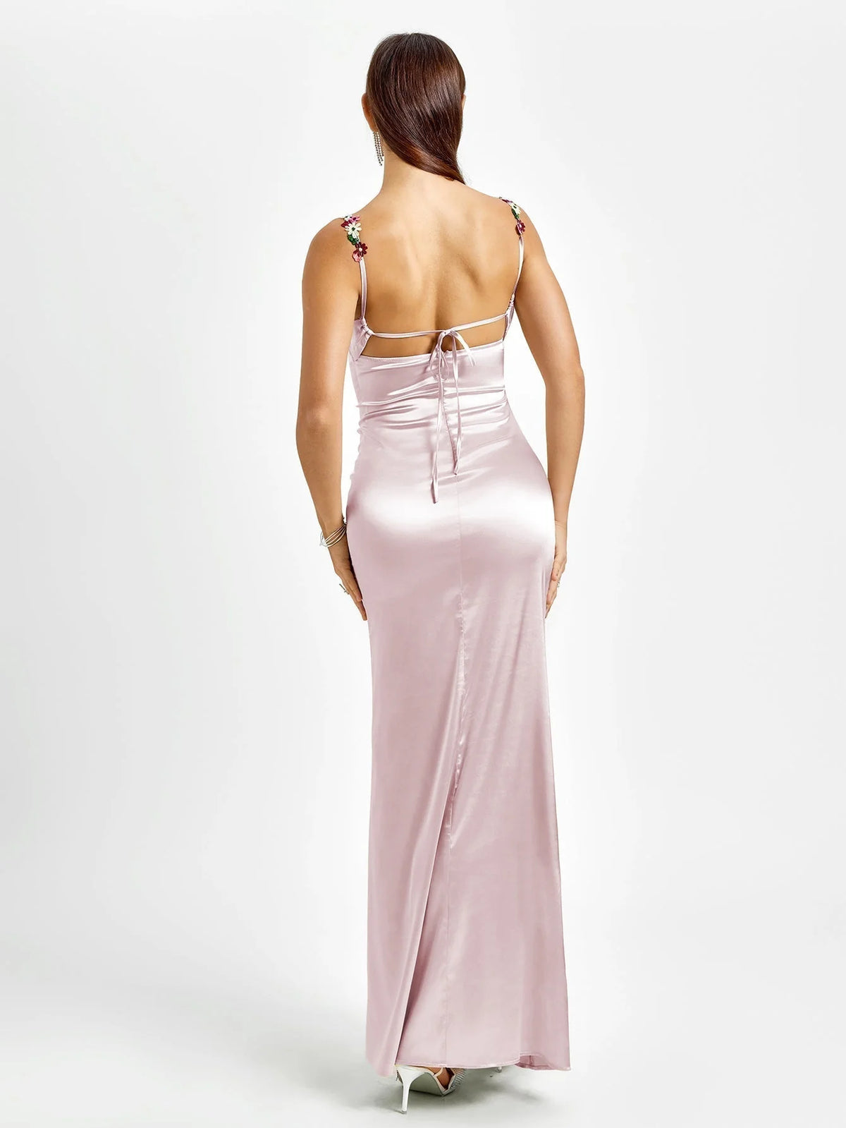 Livette - Satin Gown Maxi Dress