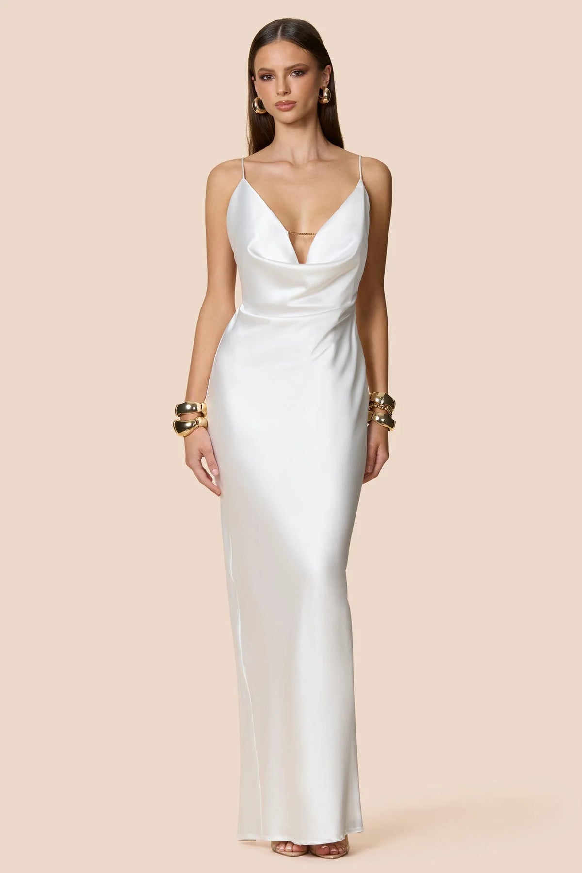 Nookie Valerie Cowl Gown - Ivory