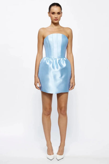 Luetta Mini Dress - Cornflower Blue