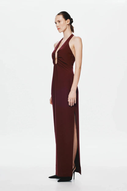 Misha Alusia Maxi Dress - Port