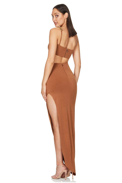Nookie Alyssa Chain Crop - Tan