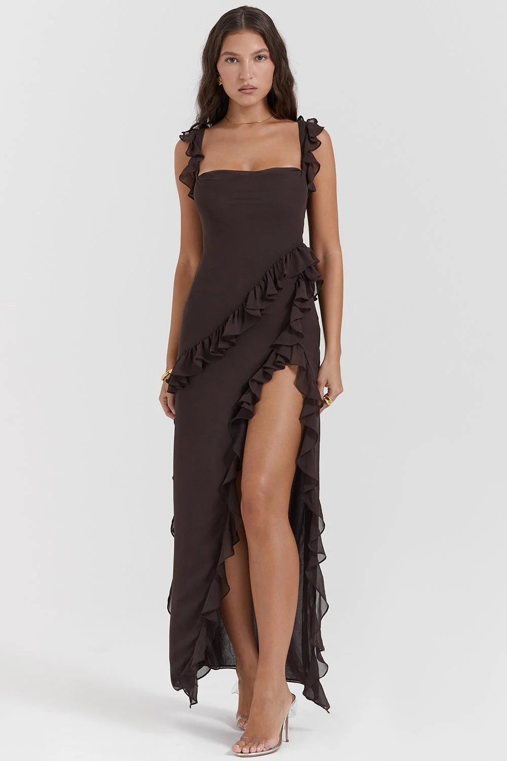 Livette - Ruffle Maxi Dress