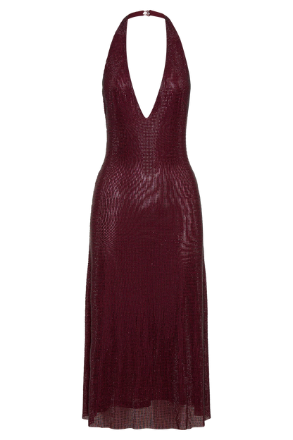Selina | Sparkle Halter Dress