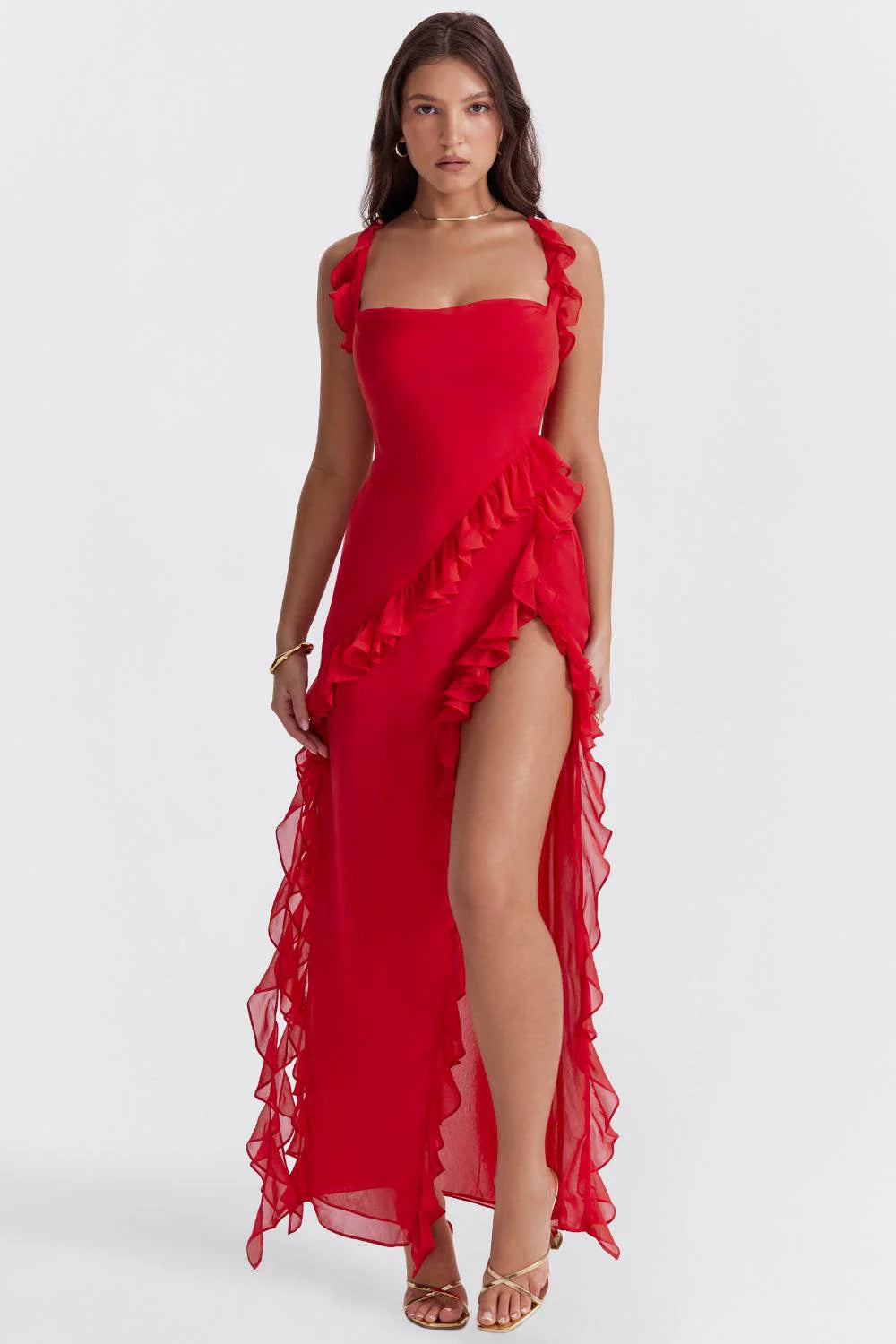 Livette - Ruffle Maxi Dress