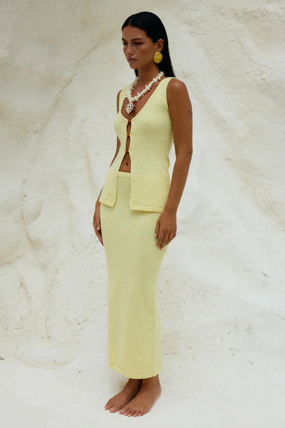 Nadina Top - Lemon