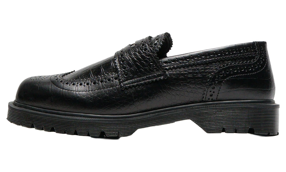 Croc Emboss 3989 Loafer "Black Analine" 41758001