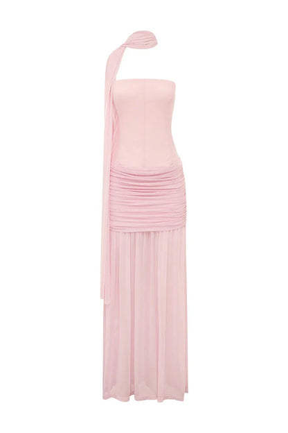 Lillie Corset Maxi Dress - Musk