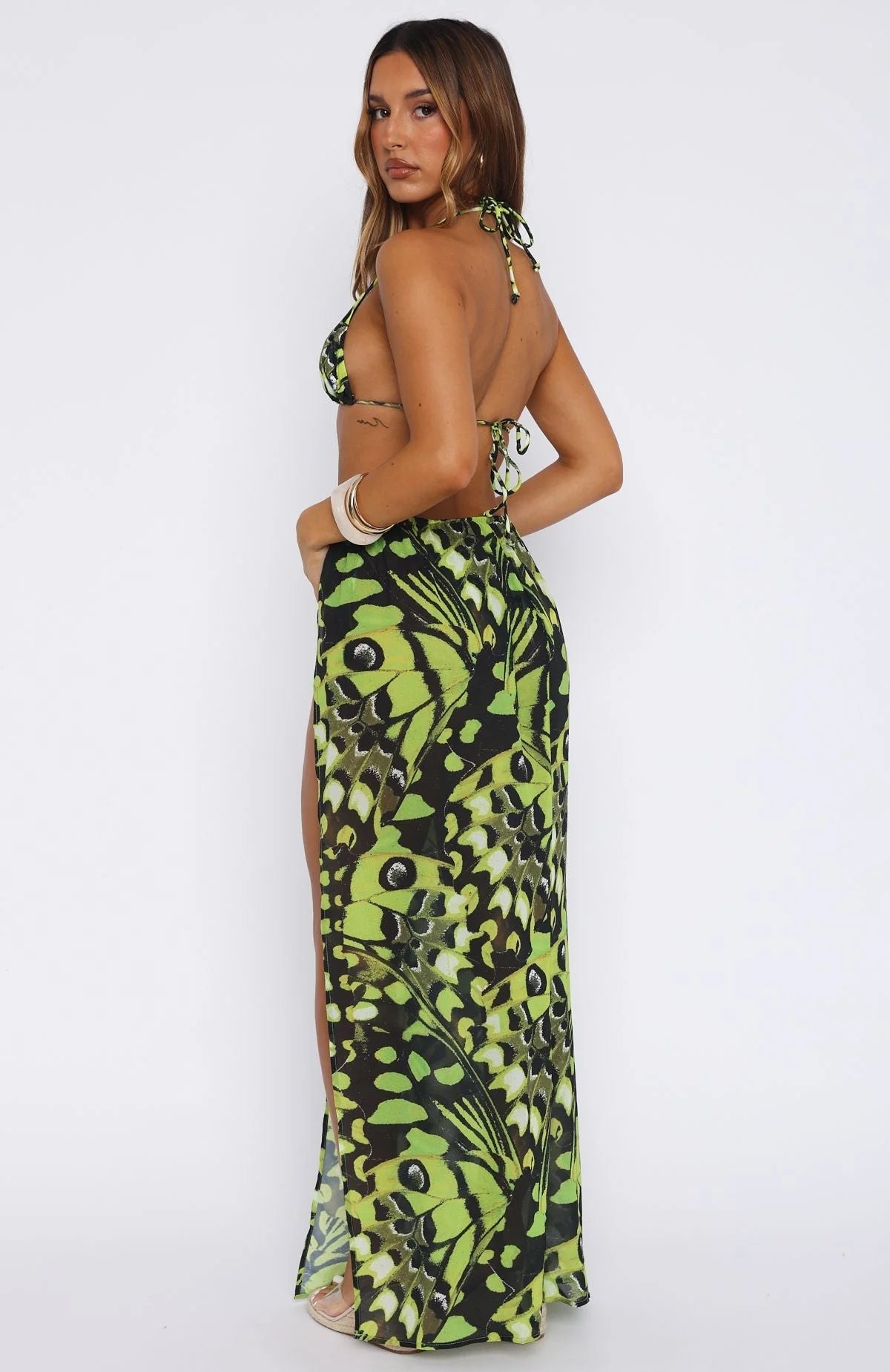 Tropical Life Sarong Lime Whisper