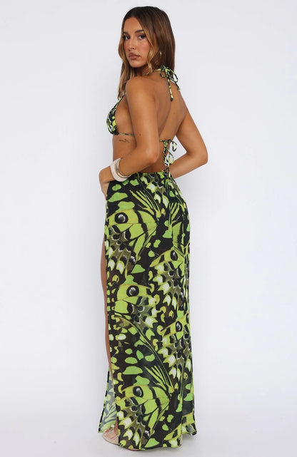 Tropical Life Sarong Lime Whisper